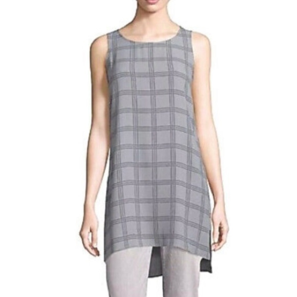 EILEEN FISHER Silk Crepe Tunic